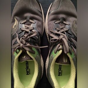 Saucony Athletic Shoes in Gray and Lime